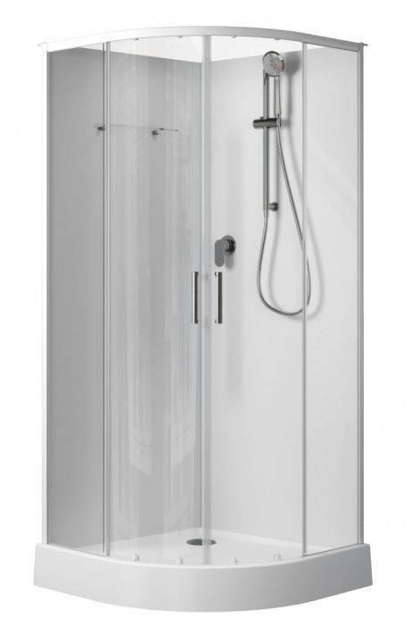 Душевая кабина Aquanet Passion EVO 281961 профиль белый, 800х800