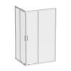 Душевой уголок Am.Pm Gem W90G-403-120290-MT профиль хром матовый, стекло прозрачное, 120x90