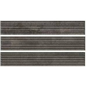Клинкерная плитка Paradyz Carrizo Basalt Elewacja Struktura Stripes Mix Mat 6.6x40