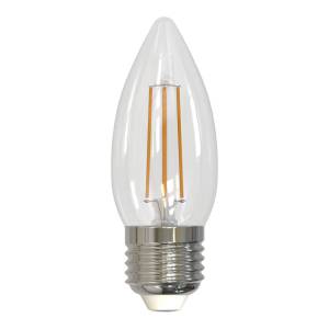 Лампа светодиодная диммируемая Uniel LED-C35-9W/4000K/E27/CL/DIM GLA01TR