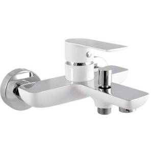 Смеситель для ванны Rav Slezak Vltava VT454.5CB хром, белый