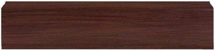 Плинтус LinePlast Зебрано Чёрно-Коричневый LL026 2200x67x25