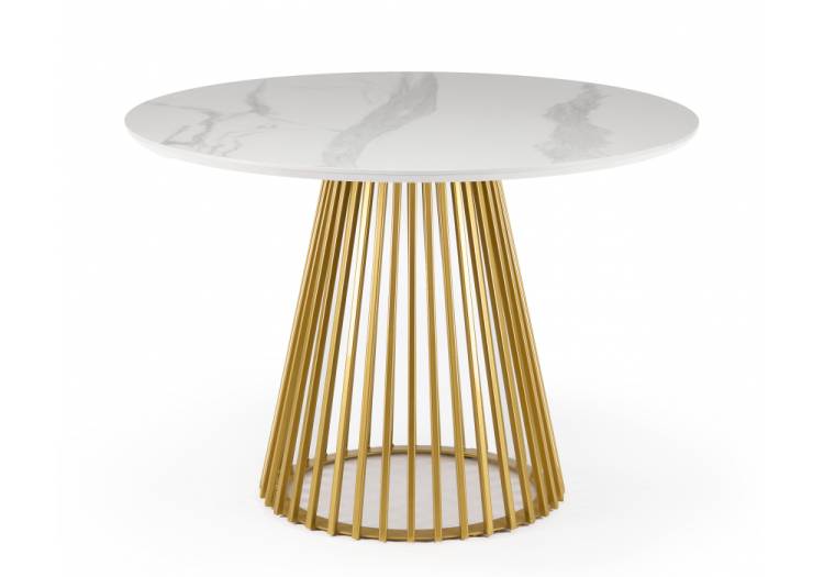 Кухонный стол Notta Нэнси 110 patagonoa bianco repose / золото