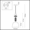 Подвесной светильник Odeon Light Exclusive Candy 4861/1C фото 6