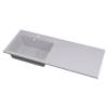 Раковина Uperwood Cosmos Quartz RCosmos Quartz120LJ над стиральной машиной, левая, жасмин, 120x48