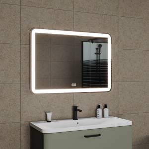 Зеркало Veneciana Volturno 610008 с подсветкой, сенсорный выключатель, с подогревом, 70x100