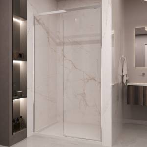 Душевая дверь в нишу Vincea Stella VDS-1ST160CL профиль хром, стекло прозрачное, 160x200
