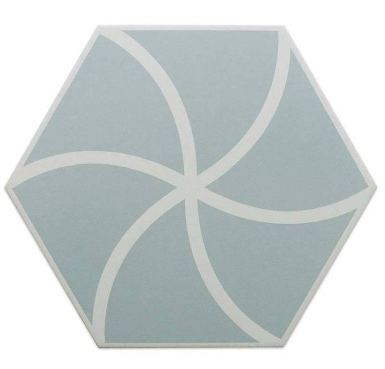 Керамогранит Dna Tiles Fancy 127009 Waves Blue 20x23