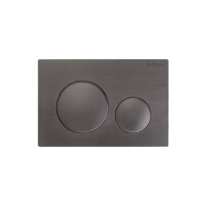 Кнопка смыва BelBagno BB-17C-GM оружейная сталь