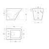 Унитаз подвесной BelBagno Marmi BB052CHR/BB052SC безободковый, с сиденьем микролифт, белый фото 11