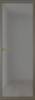Межкомнатная дверь Profil Doors 1 AGN цвет профиля Шампань, стекло безопасное 4 мм иней графит 800x2000
