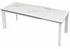 Стол Woodville Cremona 518856 matte statuario белый мрамор матовый/белый 140(200)x85x76 фото 3