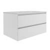 Тумба с раковиной Vincea Luka Soft-Touch (Люка Софт-Тач) 80 матовый белый, раковина VCB-4H800W, белая фото 2