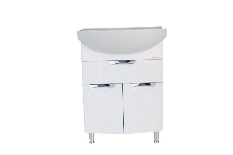 Тумба с раковиной Bellezza Глория 65 1 ящ. Белый