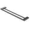 Полотенцедержатель Cezares Slider SLIDER-THD-60-GM двойной, оружейная сталь