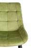 Стул Tetchair Abruzzo (mod. 8060) 19234 зеленый (HLR 54)/черный 54x62x83 фото 6