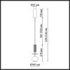 Подвесной светодиодный светильник Odeon Light Exclusive Jazz 5475/4L фото 2