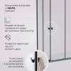 Душевой уголок Am.Pm Sunny W87G-403-9090-BT профиль черный, стекло прозрачное, 90x90 фото 6