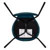 Набор из 2 стульев Bradex Home Seven Style RF 0255P темно-бирюзовый велюр с черными ножками фото 8
