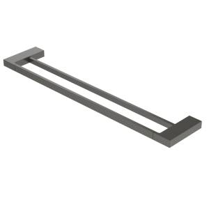 Полотенцедержатель Cezares Slider SLIDER-THD-60-GM двойной, оружейная сталь