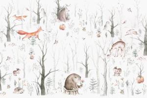 3D Фотообои Artegrafico «Лесная опушка» KID-200 канвас