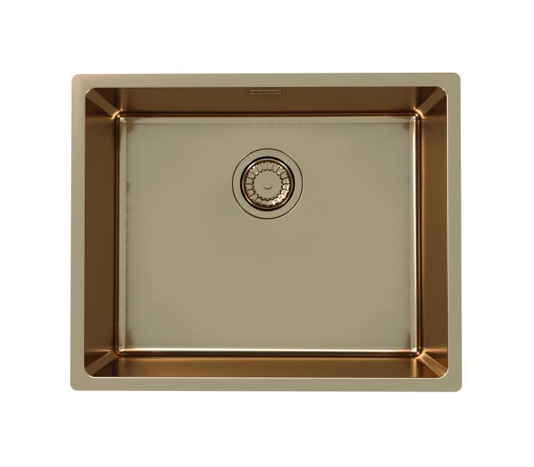 Мойка кухонная Alveus Kombino Monarch 50 1120903 Copper Sat-90 с донным клапаном, 54.2x44.2