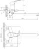 Смеситель для ванны с душем Haiba HB2203 фото 2