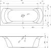 Акриловая ванна Riho Linares Velvet 170x75 фото 4