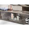 Полка SAPHO CHROM LINE одинарная из проволоки с бортиком, нержавеющая сталь, 255x60x120 мм, хром фото 3