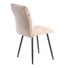 Набор из кресла и стула Tetchair Sweet LT 25050 бежевый, черный, флок фото 4