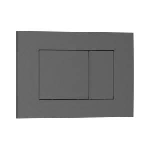 Кнопка смыва Iberica Blanca Esti-S IB.B085.008.000 серый матовый, 24.6x16.5