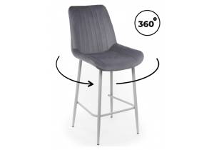 Полубарный стул Notta Седа 360 632596 темно-серый (zd 995) / серый np