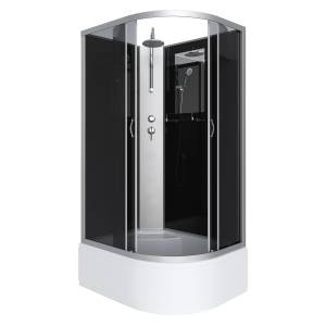 Душевая кабина Niagara Classic NG-2510-14LBKT (1200x800x2100-2400) с высоким поддоном (40см)