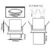 Встраиваемый светильник Crystal Lux CLT 042C110 WH фото 5