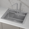 Мойка кухонная Granula Kitchen Space KS-6003i алюминиум фото 3