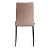 Стул Tetchair Capri (mod. BC565-DC) 21260 металл, флок, Beige (бежевый) HLR8/черный фото 4