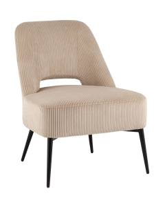Кресло Stool Group Бостон vd-boston-cl-cream бежевый, велюр рельефный