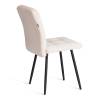 Стул Tetchair Medeo LT 25227 молочный, черный, велюр фото 3