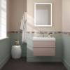 Мебельная раковина Kerama Marazzi Cubo 70 подвесная, белая глянцевая фото 2