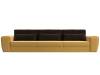 Прямой диван Лига Диванов Лига-008 Long 119041 желтый, коричневый фото 2
