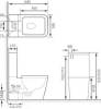 Унитаз-компакт SantiLine SL-5017SM-BD безободковый, с микролифтом, с функцией биде фото 3