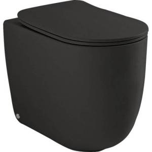 Унитаз приставной Kerasan Nolita 531831 черный матовый