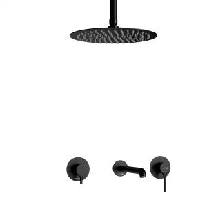 Душевой комплект Wasserkraft Rhein (Рейн) 9951.99DVR2.151.258.443MB черный матовый