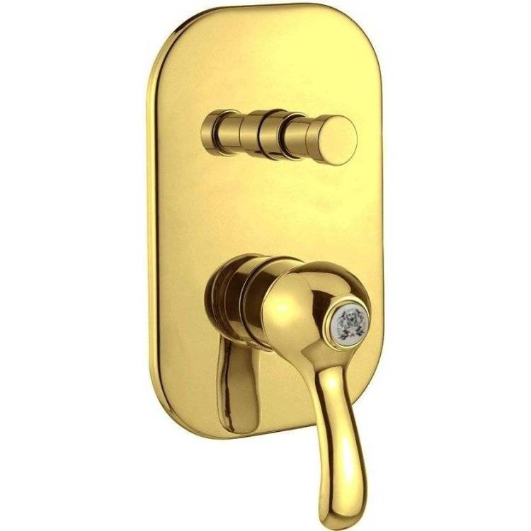 Смеситель для ванны Migliore Lem 25887 с внутренней частью, золотой