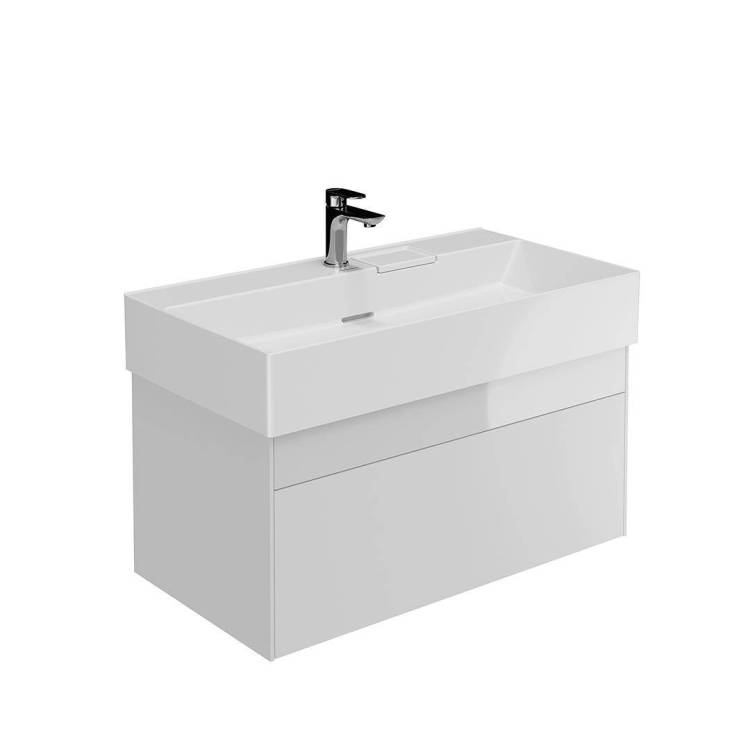 Тумба с раковиной Kerama Marazzi Logica белоснежный, 90 см, раковина LO.wb.90.1