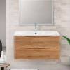 Тумба с раковиной BelBagno Acqua 100 подвесная, rovere rustico