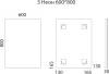 Зеркало Misty Неон 3 LED 60x80, сенсор на корпусе фото 7