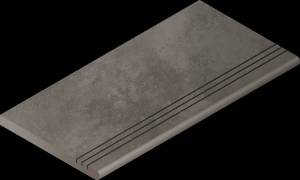 Ступень Italon Миллениум x2 620040000197 Блэк закругленная грип 33x120