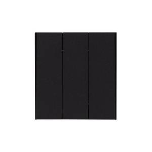 Выключатель 3-клавишный Kranz Strong KR-78-0707-5 антрацит