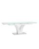 Стол обеденный Stool Group Верона DT-43-160-HGW DUAL глянцевый белый 160(220)x90x75 фото 3